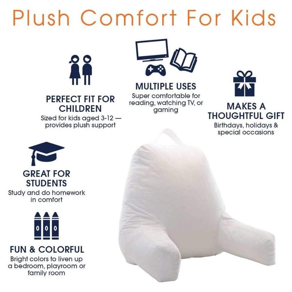 Kids' Reading and Gaming Pillow with Armrests product image
