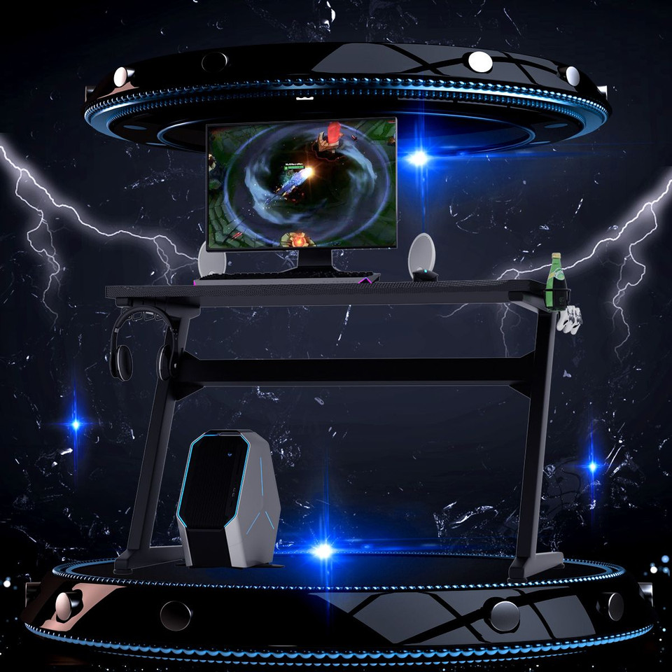 Costway Gaming Desk Z-Shaped PC Table product image