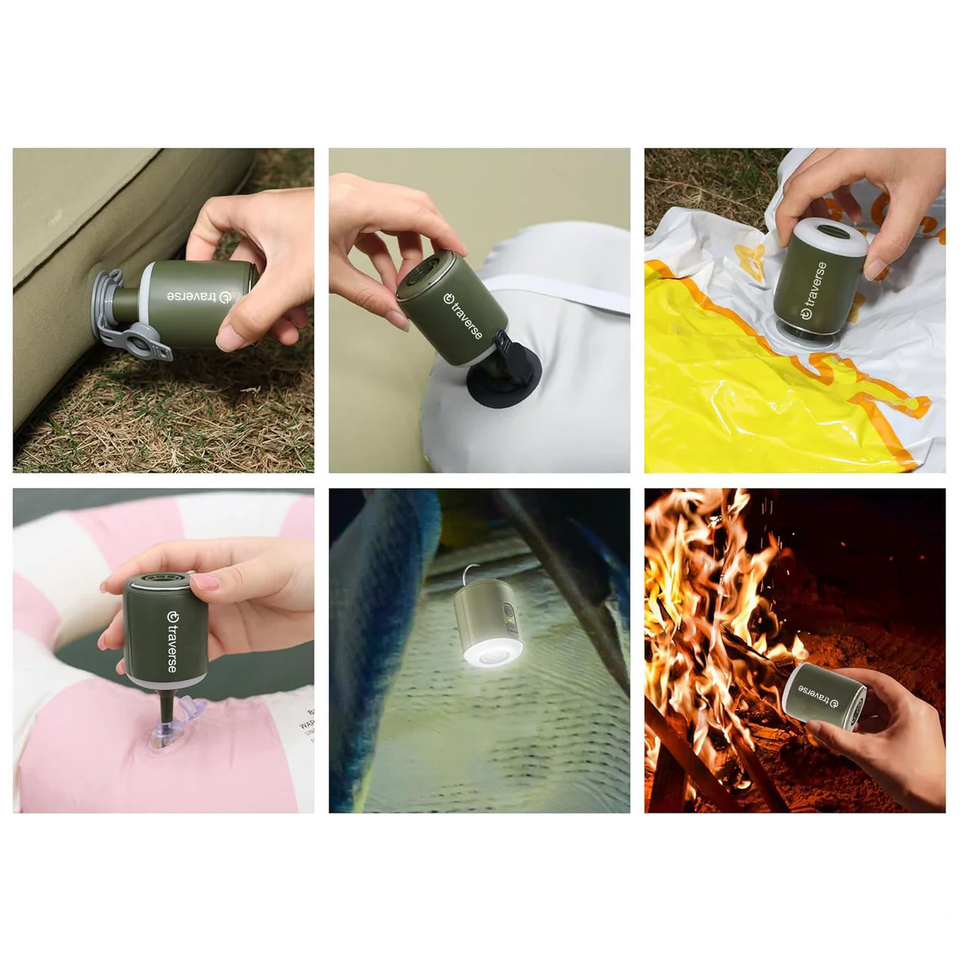 Traverse™ Portable Nano Air Pump with Built-in Lantern product image