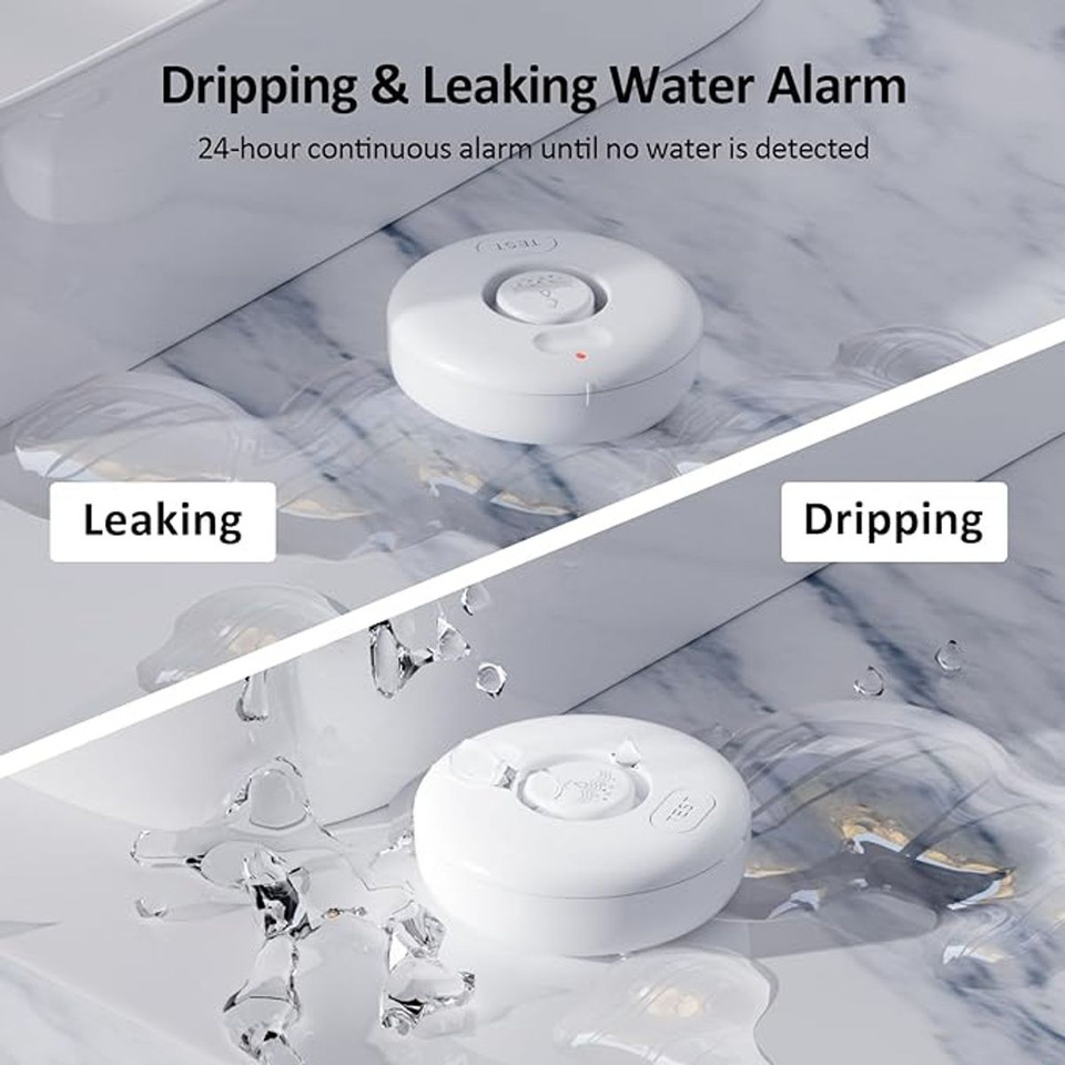 FANSITC 120dB Wireless Water Leak Detector (5-Pack) product image