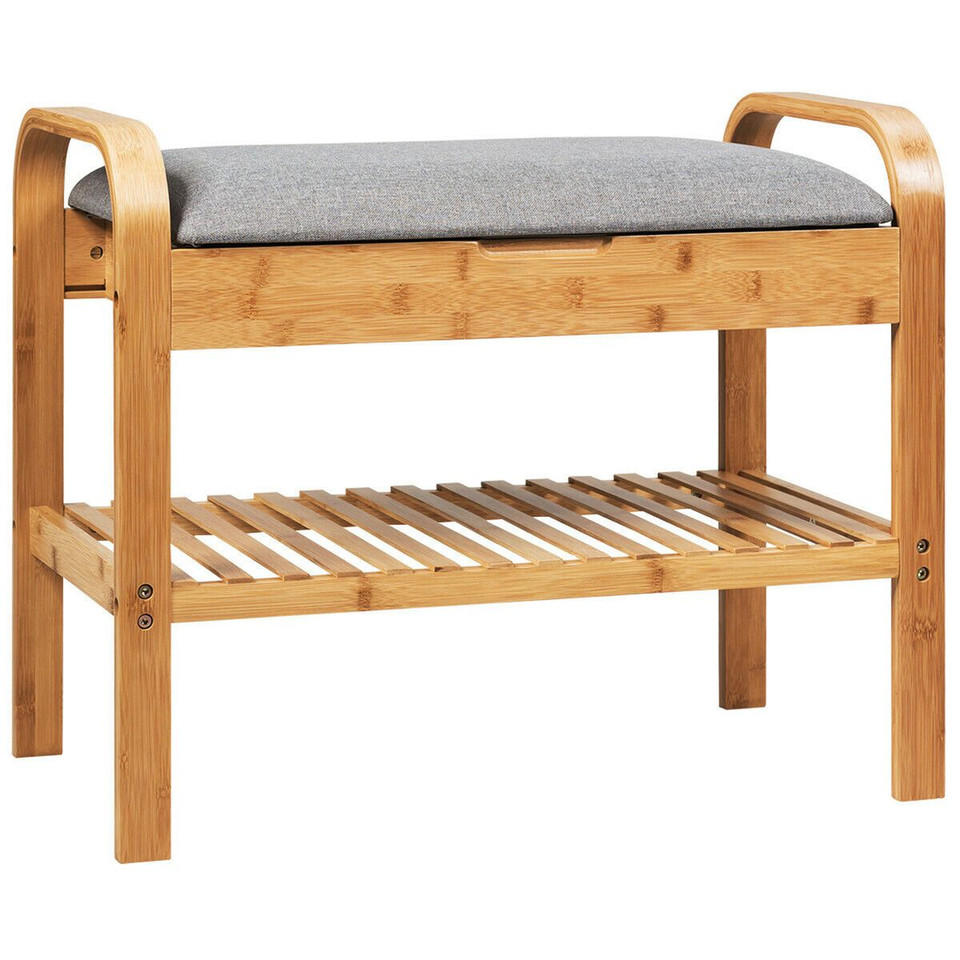 Shoe Rack Bench with Storage Shelf product image