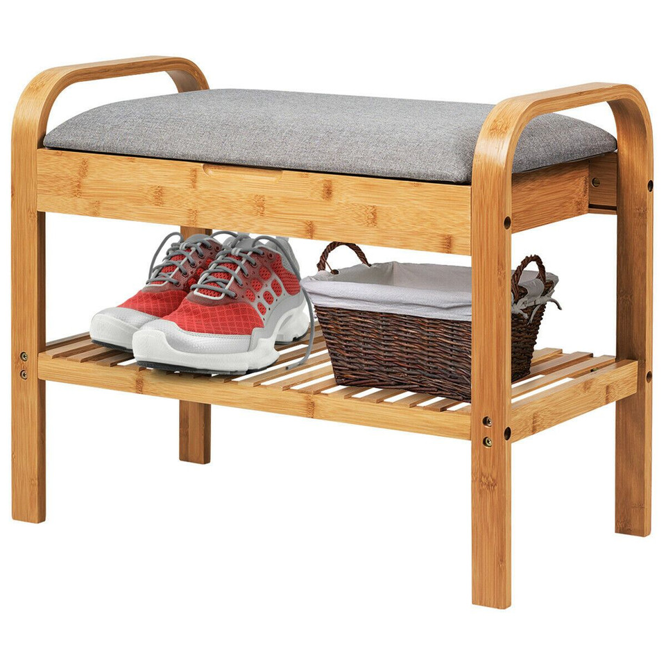 Shoe Rack Bench with Storage Shelf product image