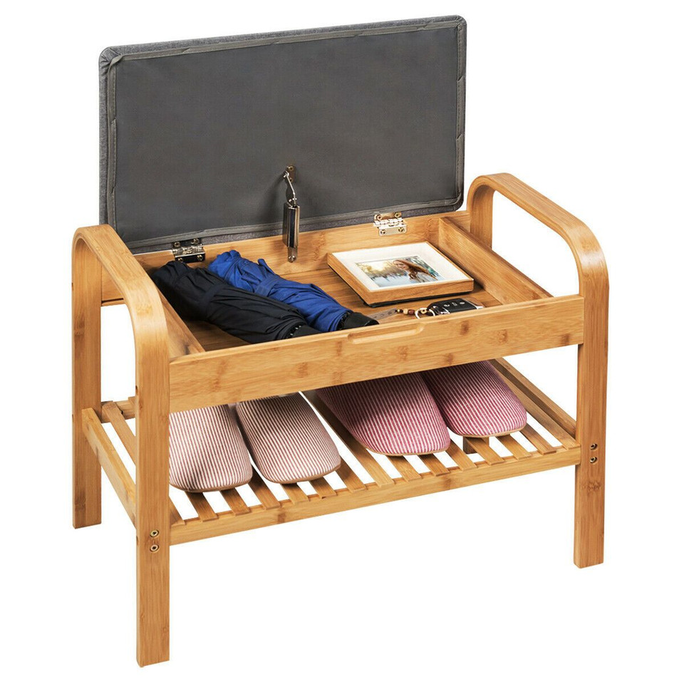 Shoe Rack Bench with Storage Shelf product image