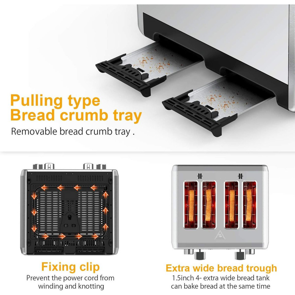 Whall 4 Slice Toaster  product image