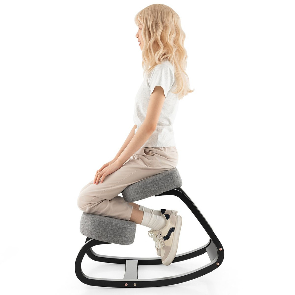 Rocking Ergonomic Kneeling Chair with Padded Cushion product image