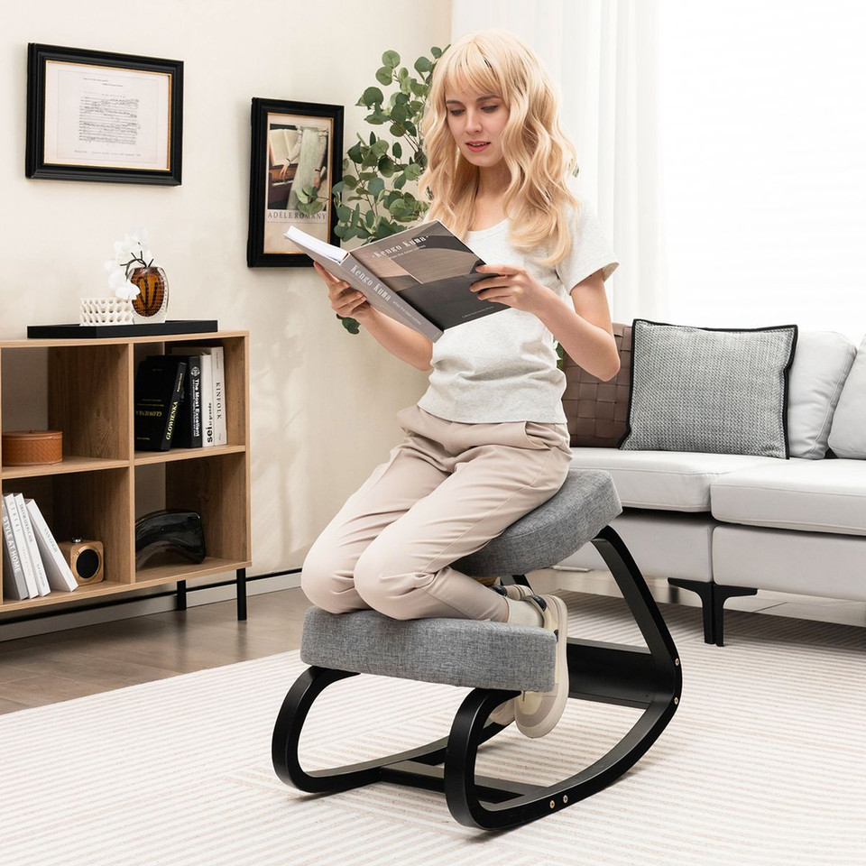 Rocking Ergonomic Kneeling Chair with Padded Cushion product image