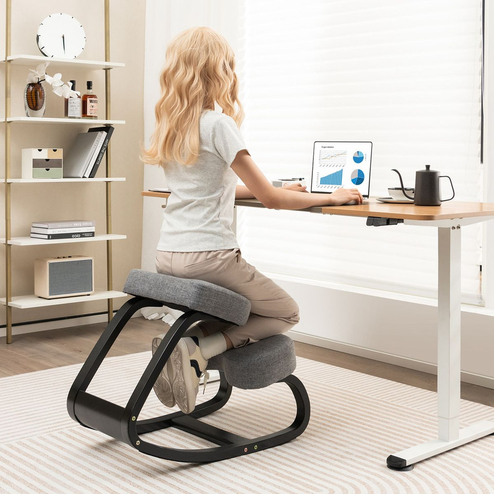Rocking Ergonomic Kneeling Chair with Padded Cushion product image
