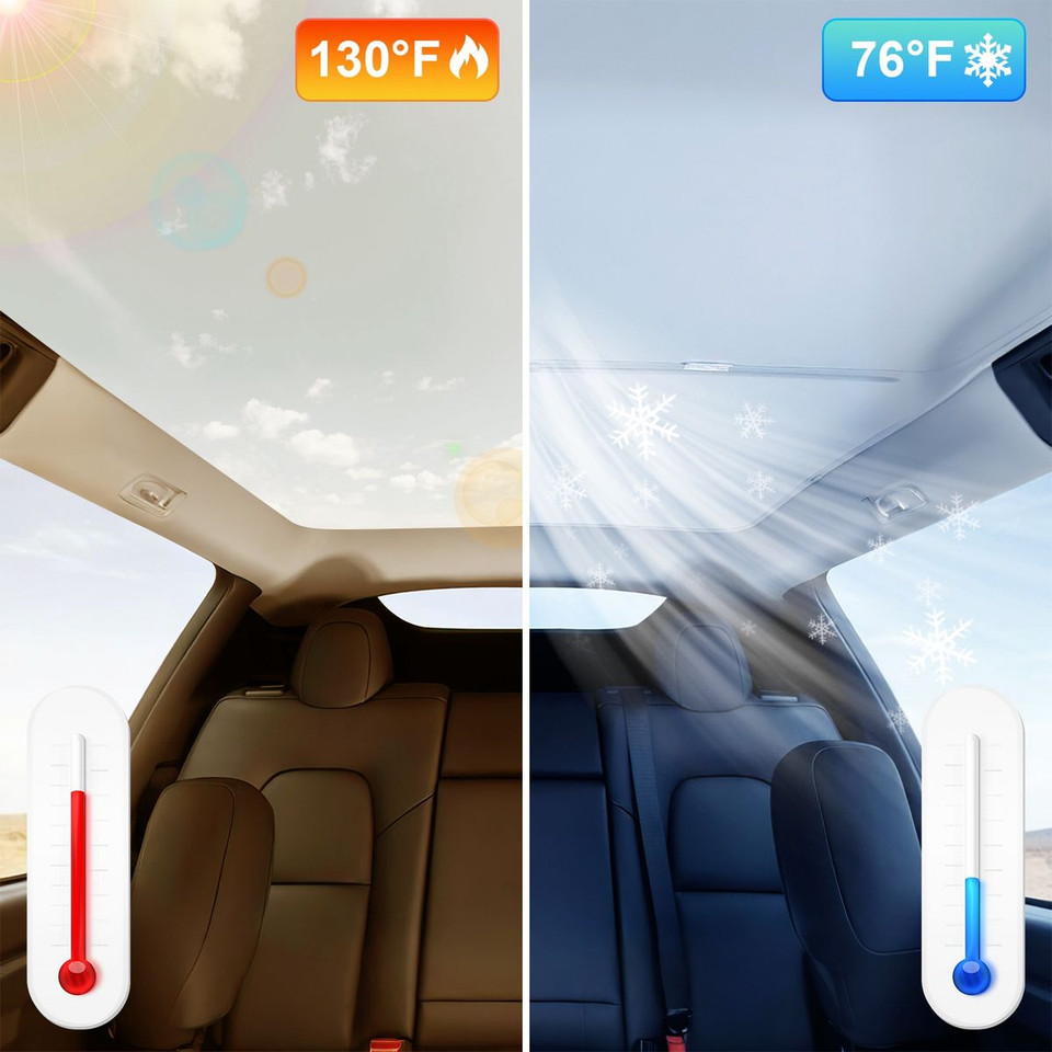 iMounTEK® 2-Piece Roof Sunshades for Tesla Model Y product image