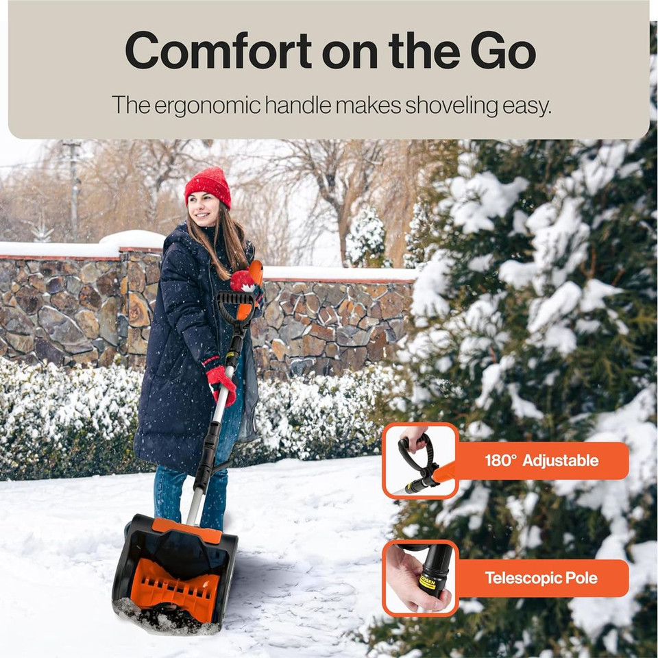 SuperHandy® 20V Upgraded Snow Thrower Power Shovel product image