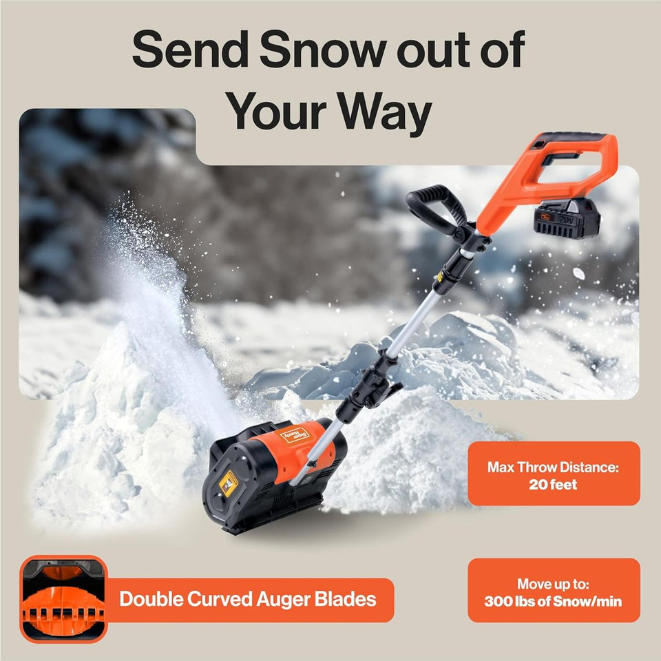 SuperHandy® 20V Upgraded Snow Thrower Power Shovel product image