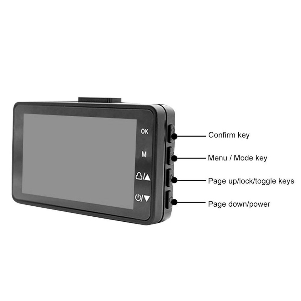 Motorcycle Dvr Camera HD 1080P Wide Angle Waterproof Night Vision Front And Rear Shooting product image