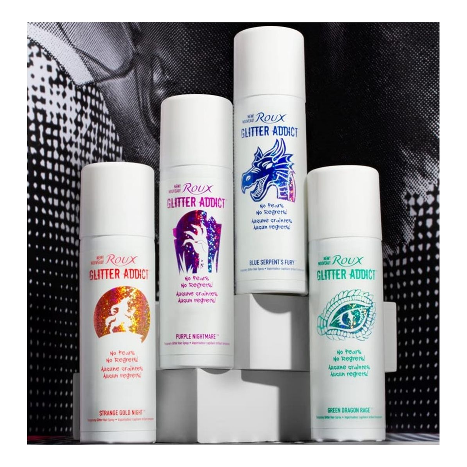 Roux Glitter Addict Temporary Glitter Hair Spray, 2 oz. (2-Pack) product image