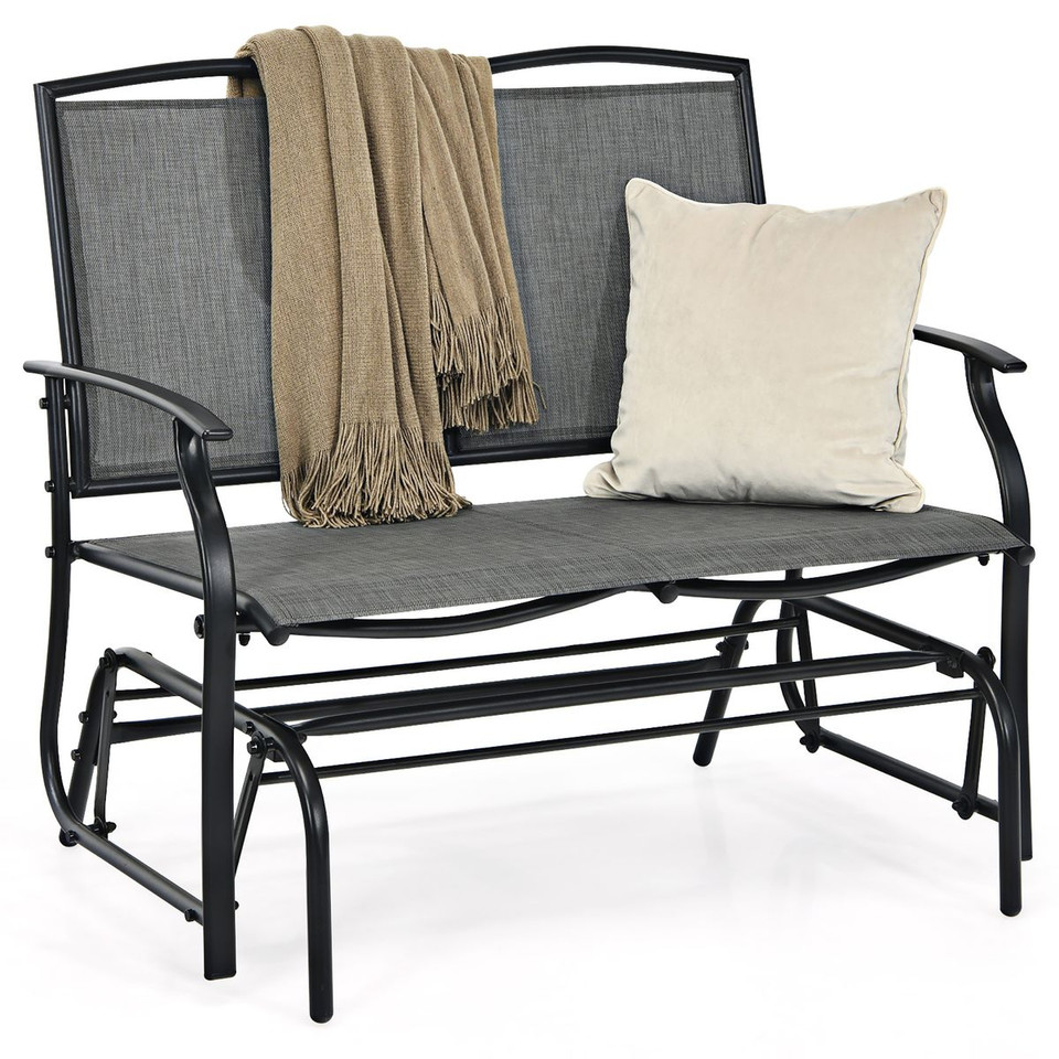 Outdoor Patio Glider Bench Rocking Loveseat product image