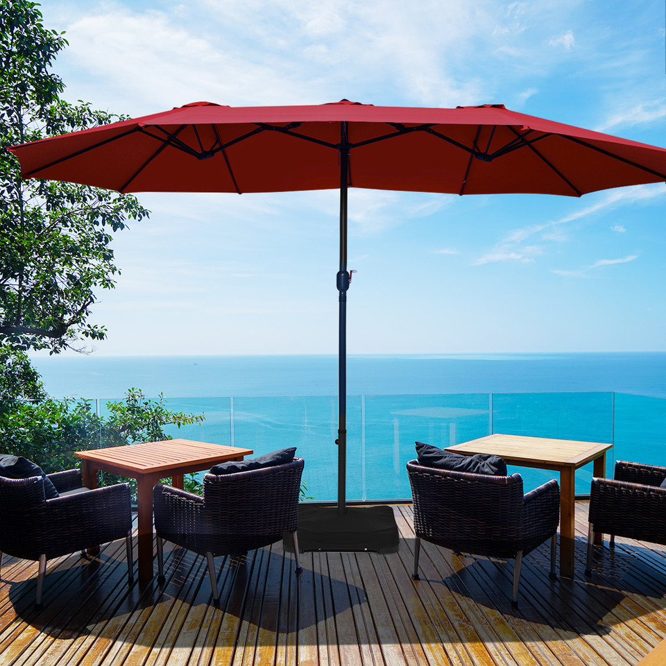 15-Foot Double-Sided Patio Umbrella product image