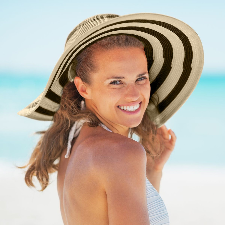 Women's Roll-up Summer Beach Sun Hat product image