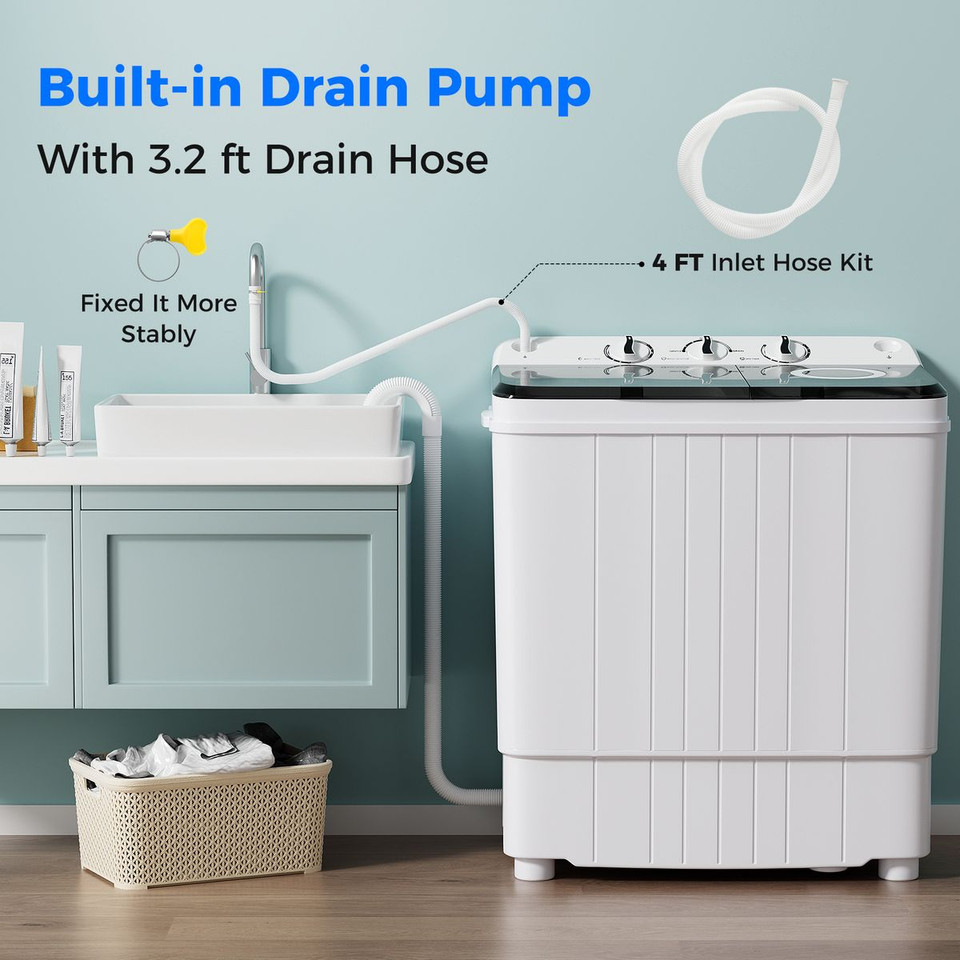 Costway Portable Twin Tub Washing Machine product image