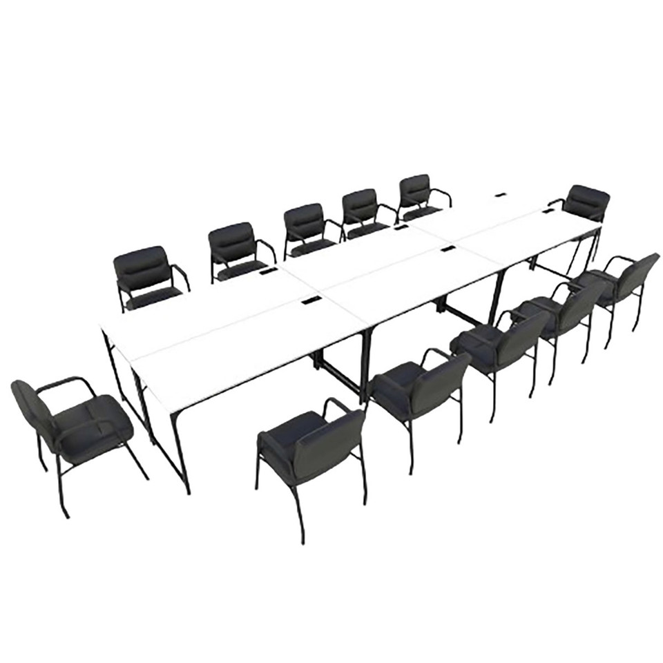 60-Inch Computer Desk with Charging Station & Storage Bag (2 to 6-Pack) product image