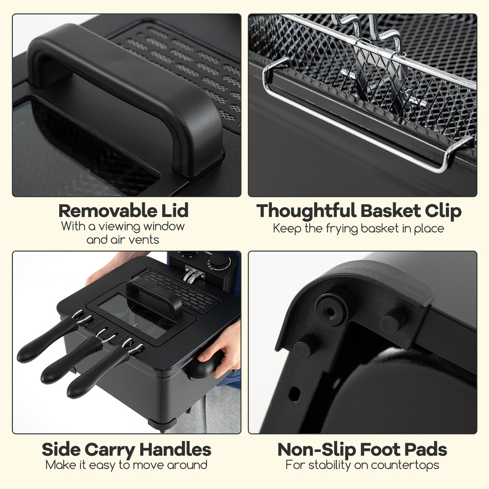 1700W Electric Deep Fryer product image