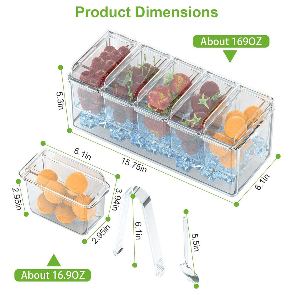 NewHome™ 5-Cube Chilled Serving Station Caddy product image