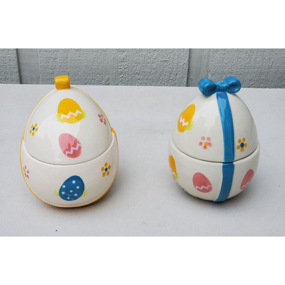 Easter Egg Figural Lidded Ramekins (Set of 3) product image