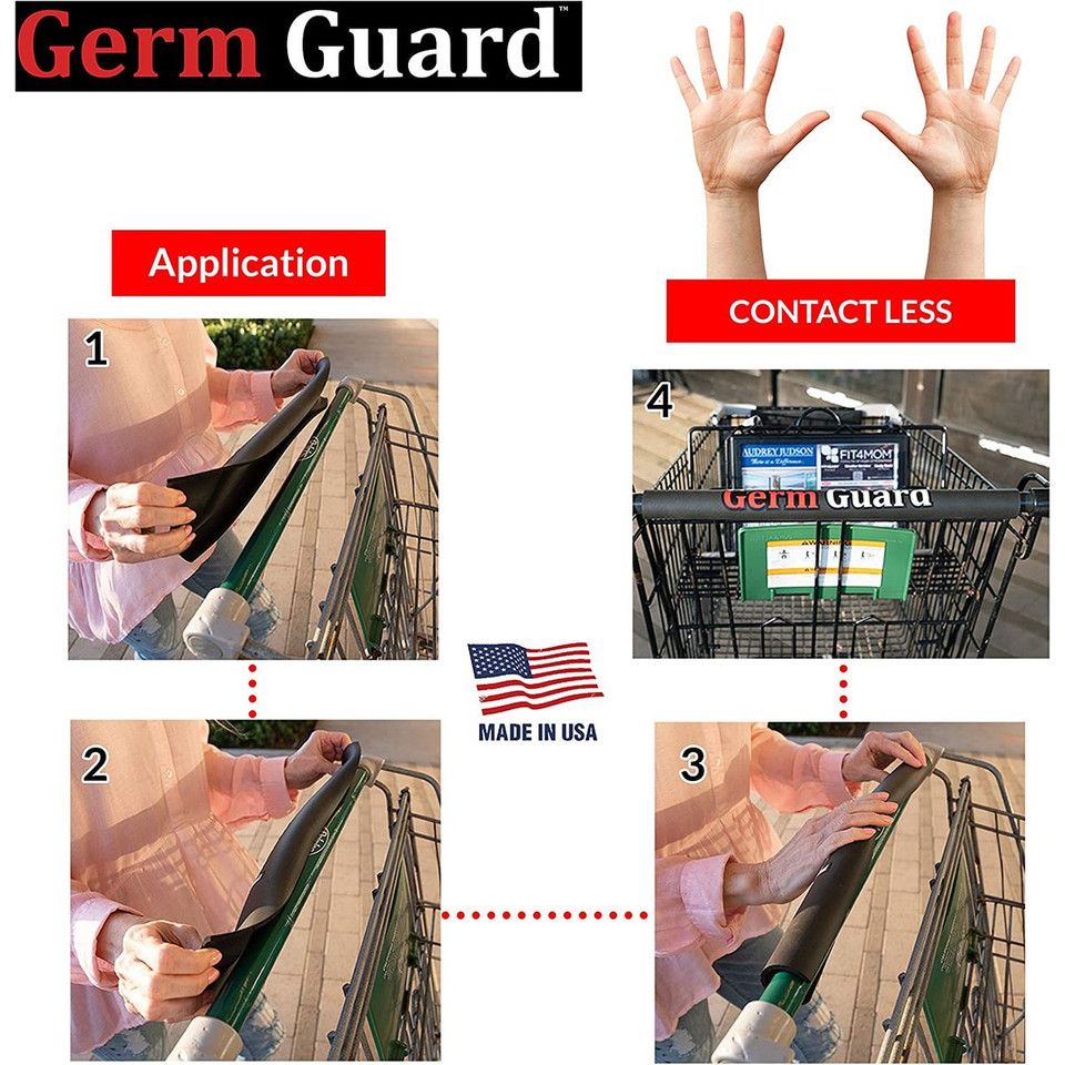 Germ Guard Contactless Shopping Cart Handle Cover (3-Pack) product image