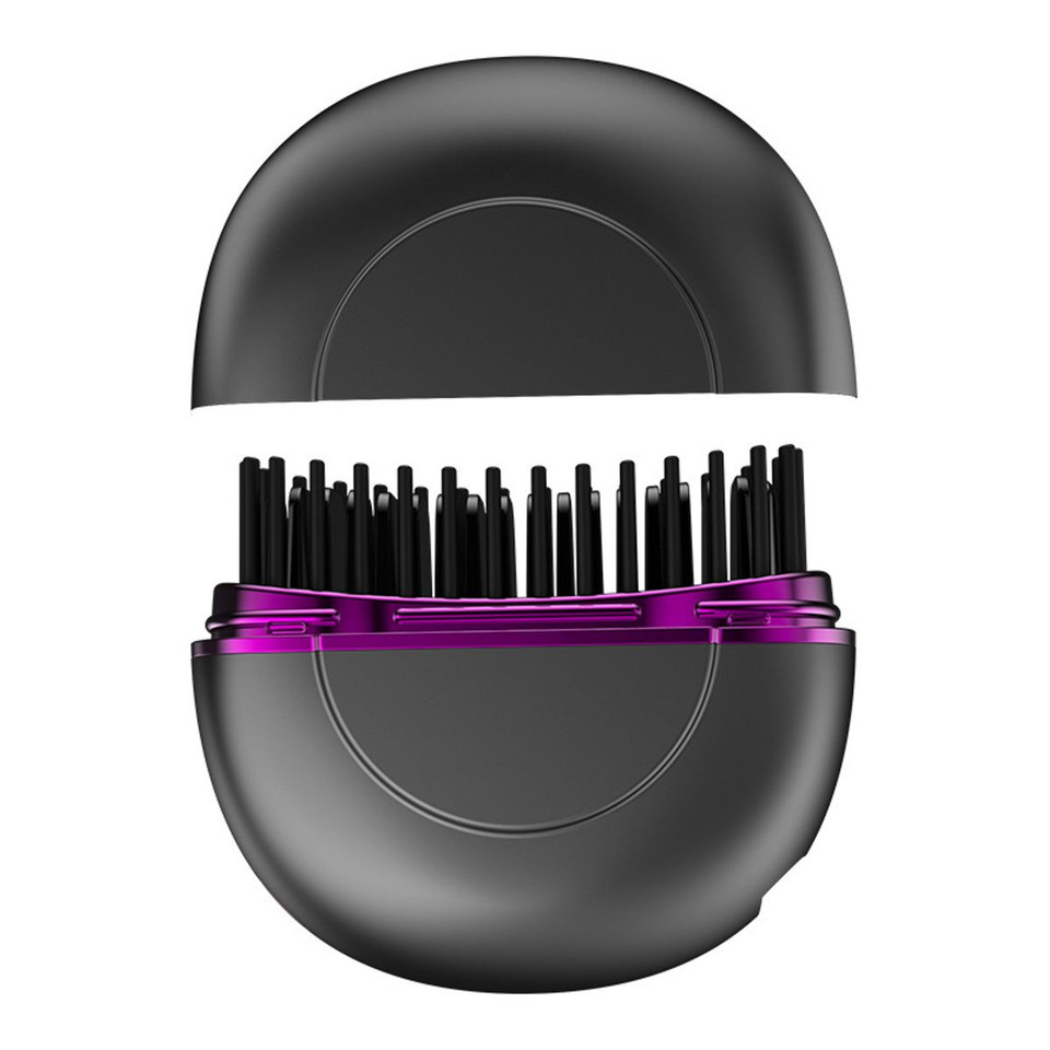 Portable Hair Comb Straightener Brush,Fast Heating 3 Temp Settings,Anti-Scald,For Travel Daily Use,Suitable For Men Long Beard And Women Hair product image
