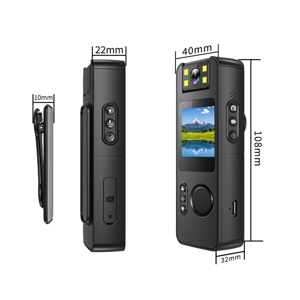 1080P Mini Body Camera Portable Wearable Clip Pocket Cam Video Recorder DVR USB product image
