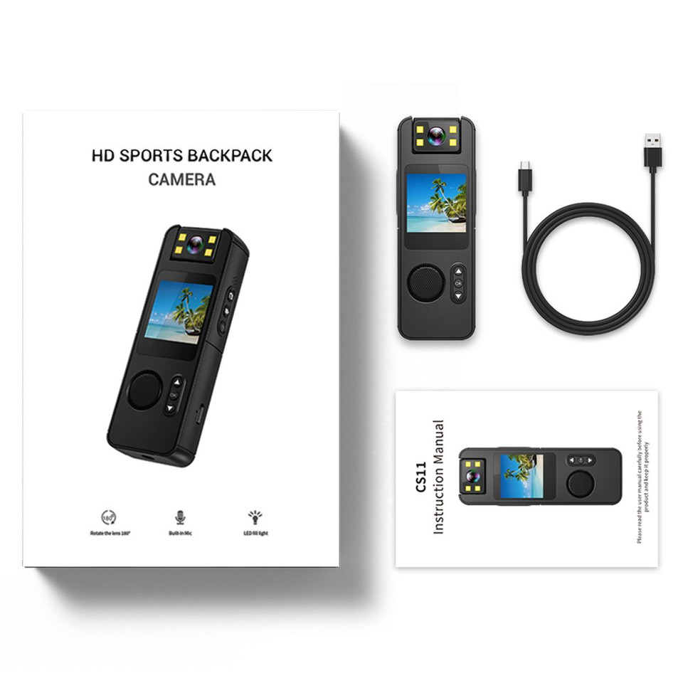 1080P Mini Body Camera Portable Wearable Clip Pocket Cam Video Recorder DVR USB product image