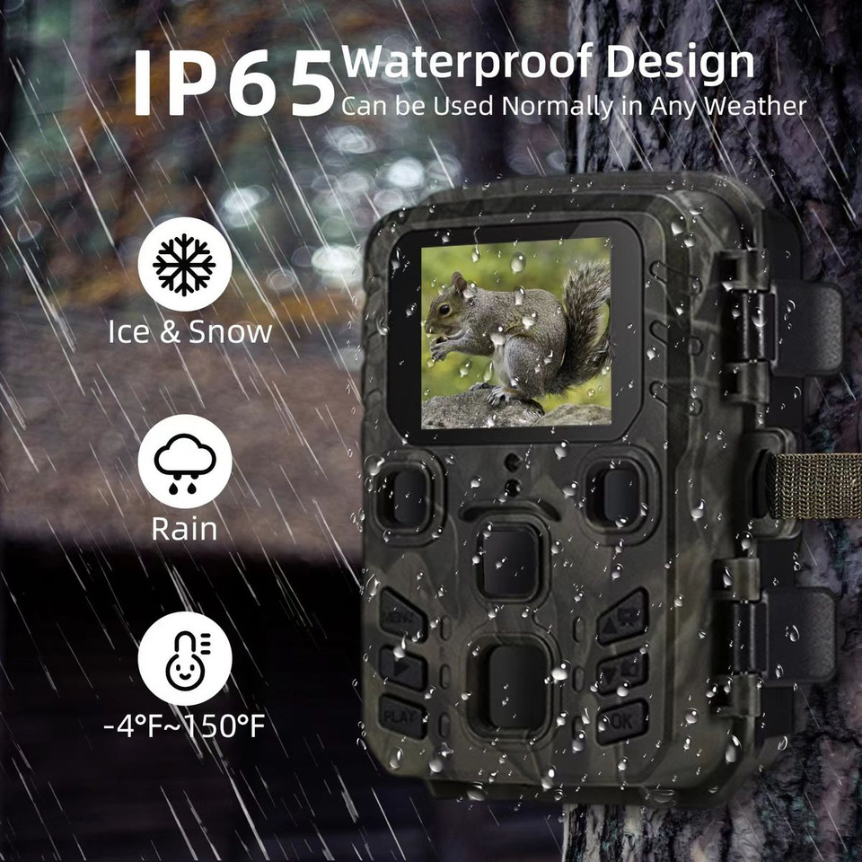 Hunting Camera 12MP Waterproof Trail Camera Outdoor Night View Cam for Observation product image