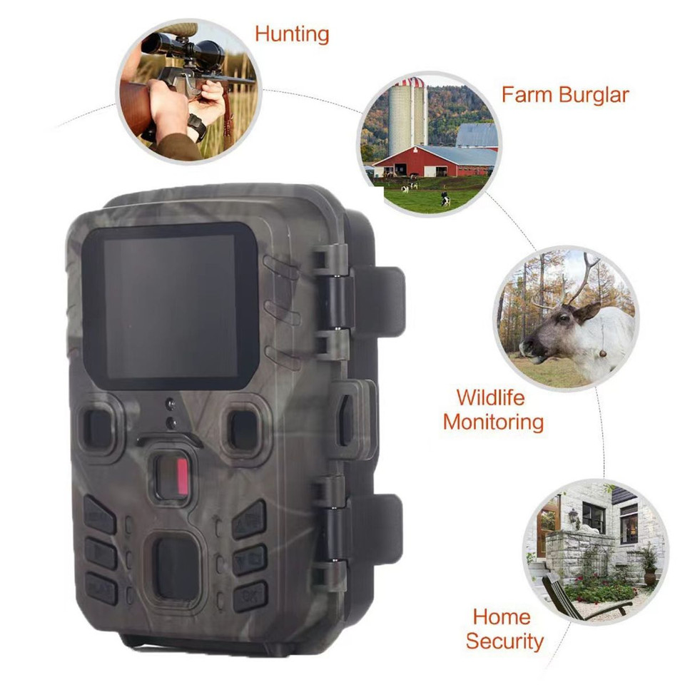 Hunting Camera 12MP Waterproof Trail Camera Outdoor Night View Cam for Observation product image