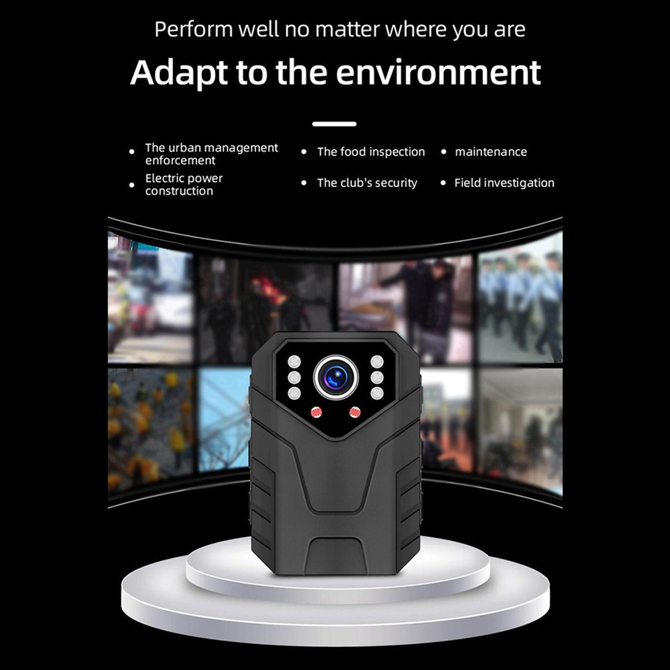 Mini Body Camera with Audio and Video Recording, 2.0 Inch LCD, Night Vision, 4K HD Multi-Function Endurance Wireless Waterproof Back Clip Camera product image