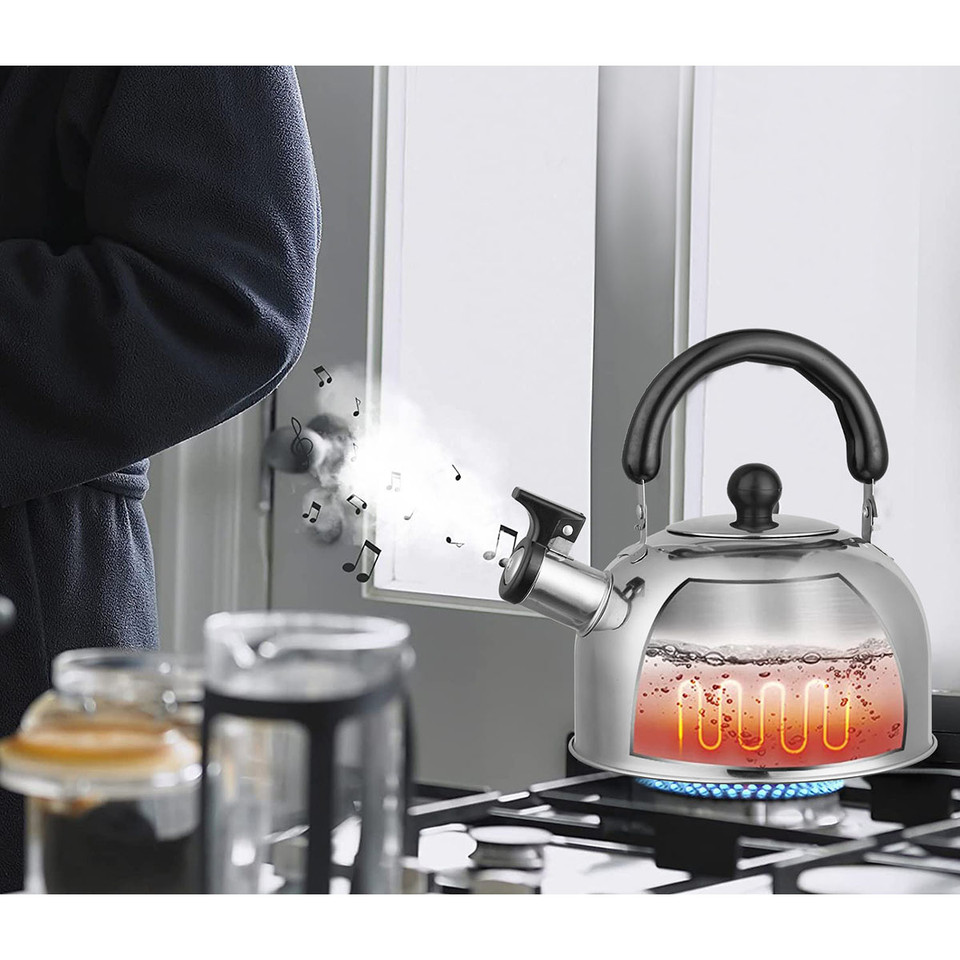 NewAge™ 2.1-Quart Stainless Steel Tea Kettle product image