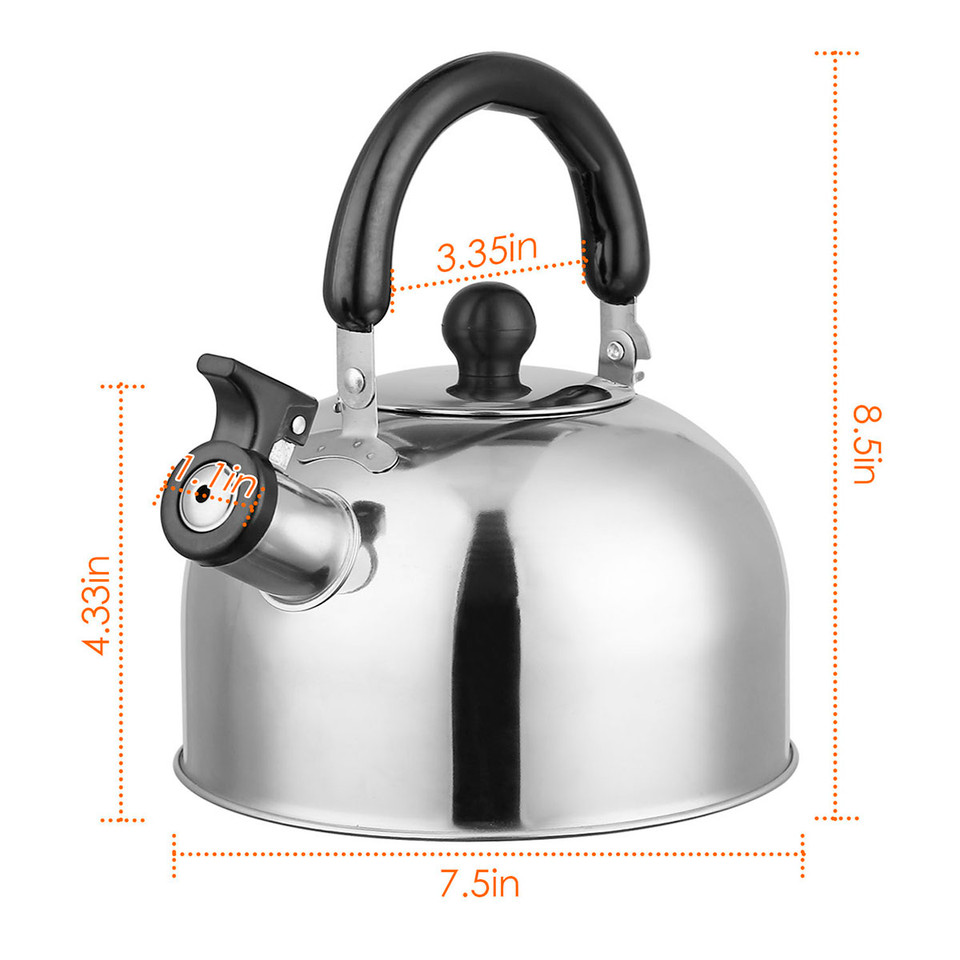 NewAge™ 2.1-Quart Stainless Steel Tea Kettle product image