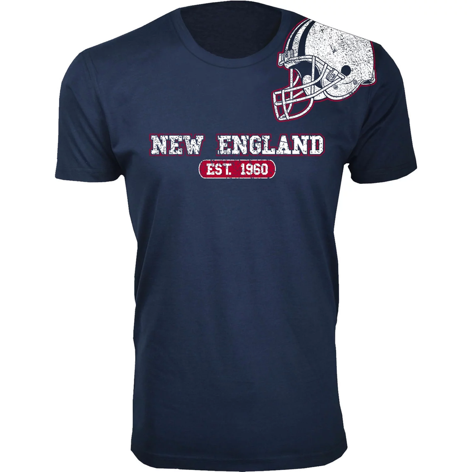 Men's Football Team Helmet Cotton T-Shirt product image