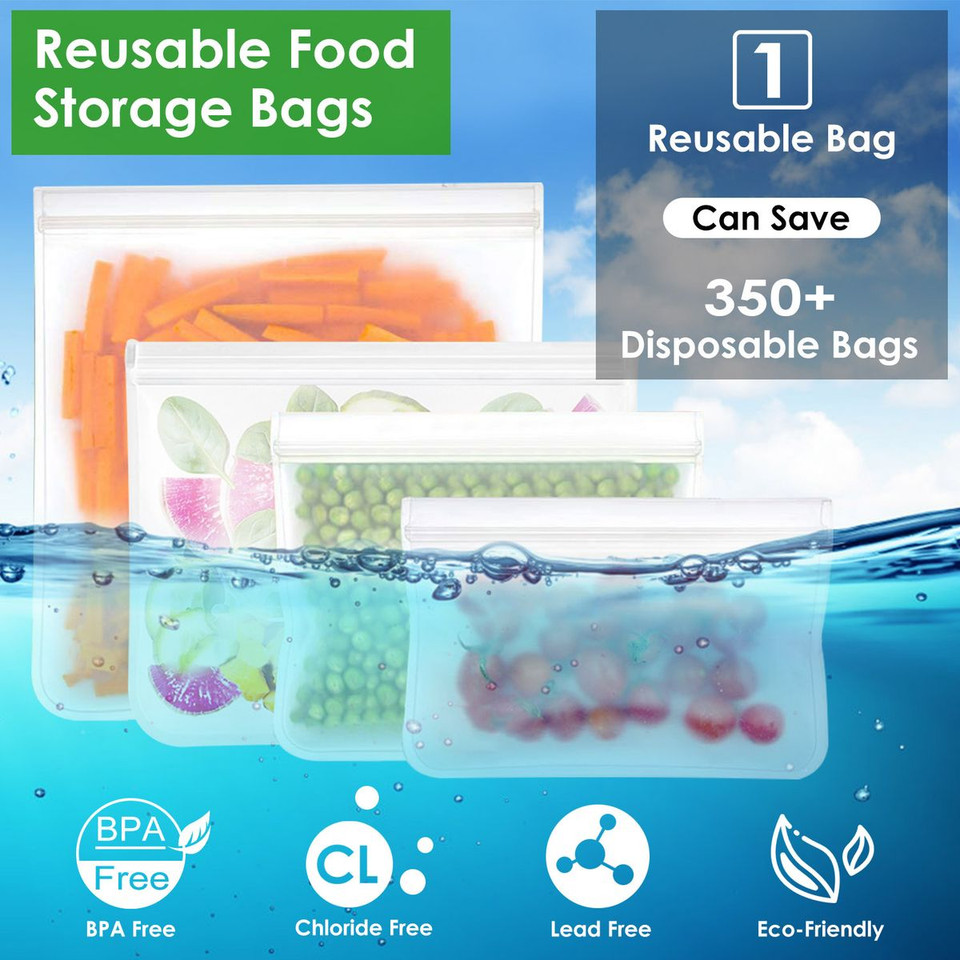 NewHome™ 20-Piece Reusable Food Storage Bags product image