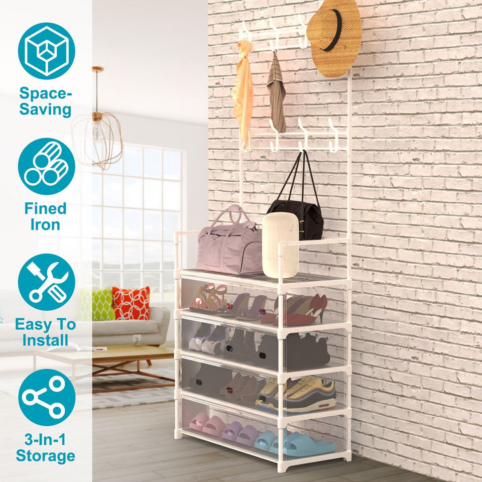 NewHome™ 5-Tier Entryway Shoe & Coat Organizer product image