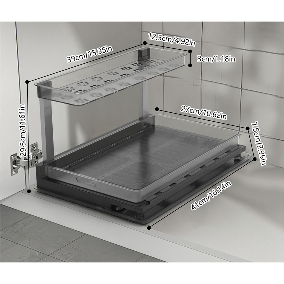NewHome™ 2-Tier Under-Sink Organizer product image