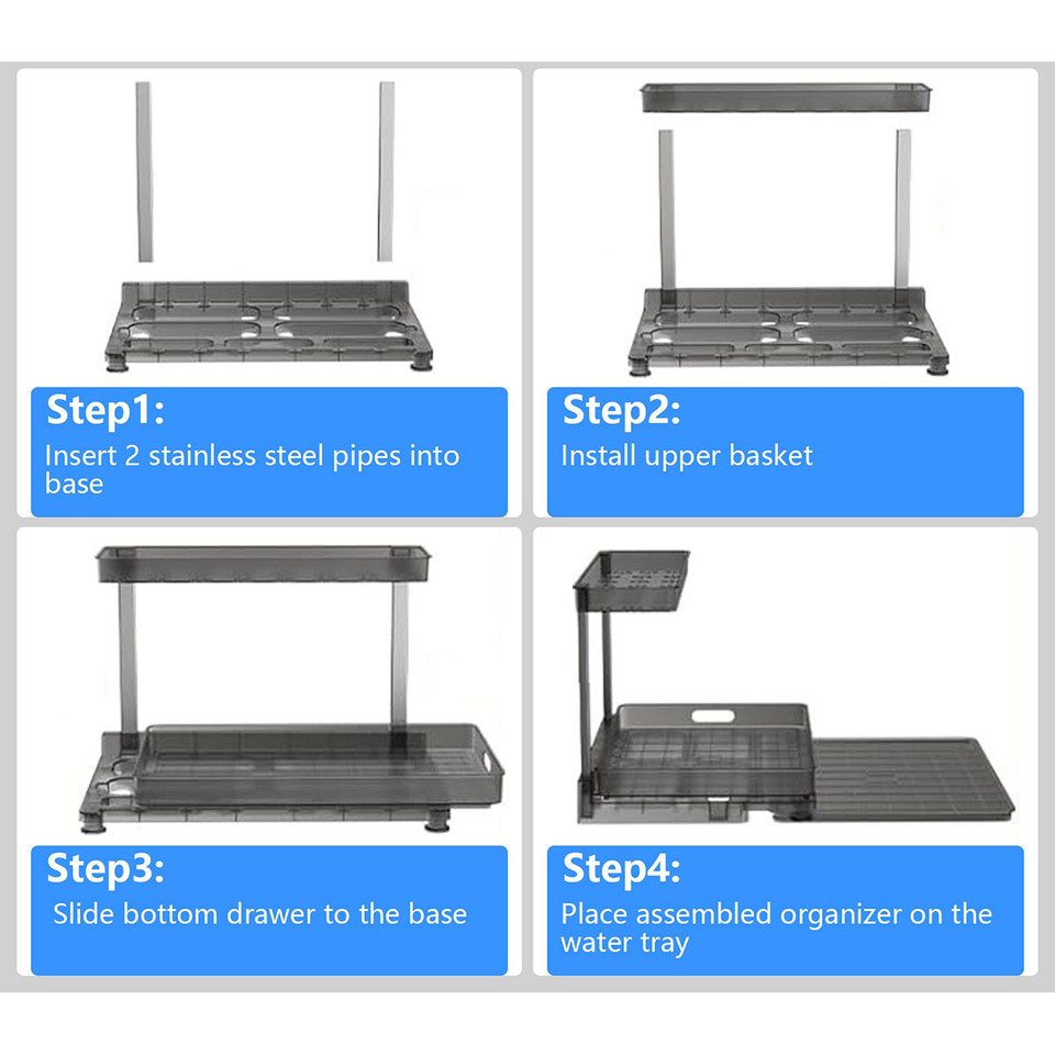 NewHome™ 2-Tier Under-Sink Organizer product image