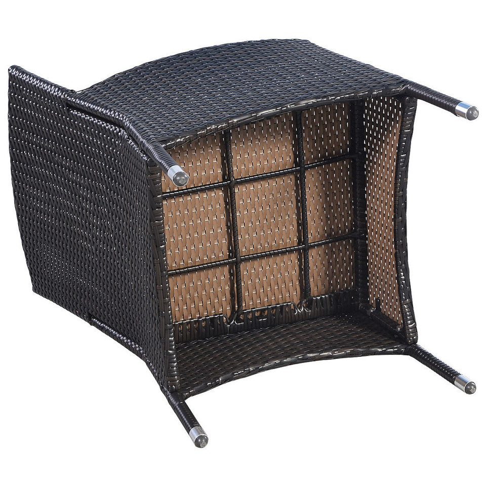 Costway Outdoor Patio Wicker Rattan Arm Chairs (Set of 2) product image
