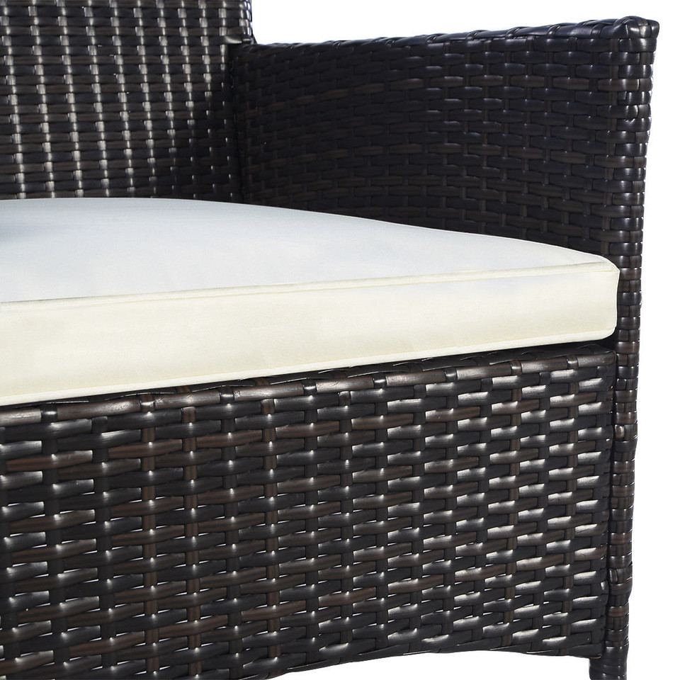 Costway Outdoor Patio Wicker Rattan Arm Chairs (Set of 2) product image