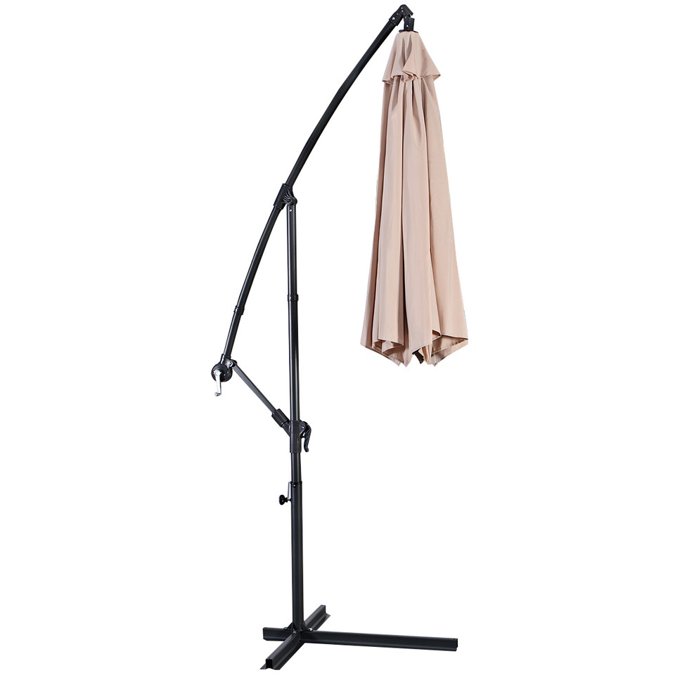 Goplus 10ft Hanging Patio Umbrella Sun Shade product image