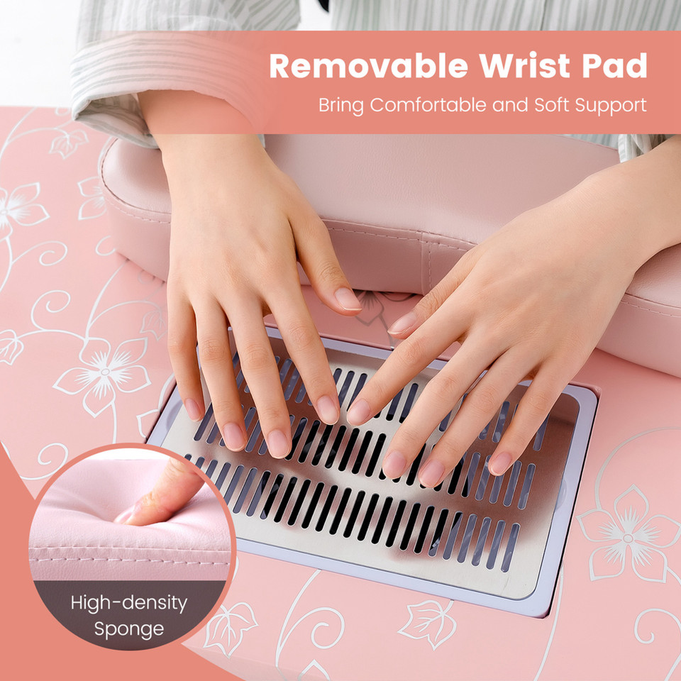 Manicure Nail Table with Bendable USB-Plug LED Table Lamp product image