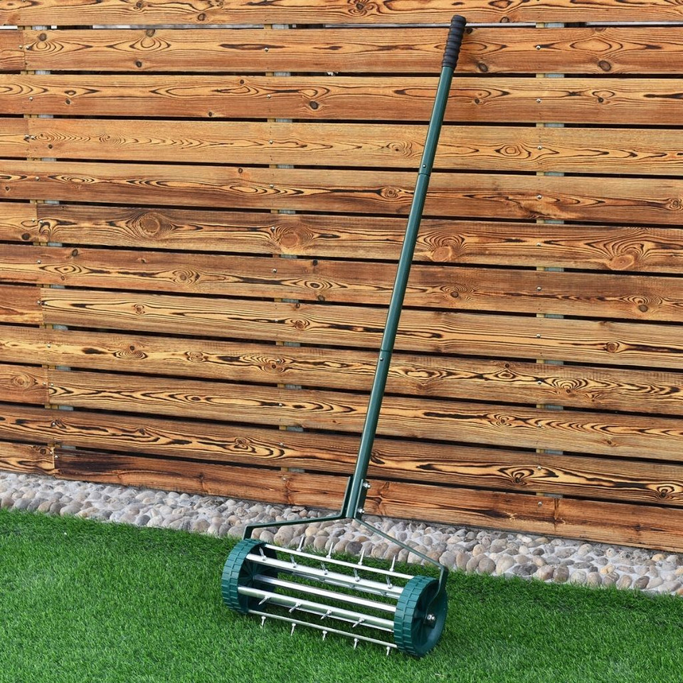 Heavy Duty Rolling Garden Lawn Aerator product image