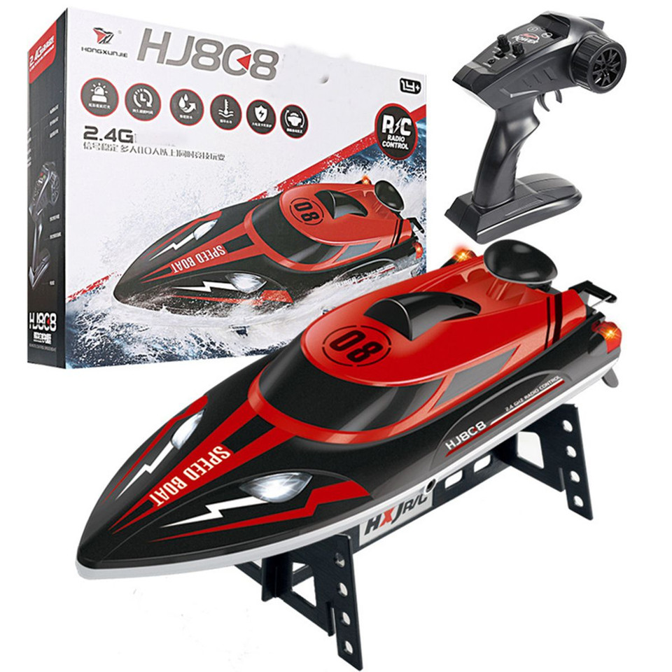 2.4GHz RC Boat: 20+ MPH High Speed Remote Control Boat for Kids for Pools and Lakes, Low Battery Alarm product image