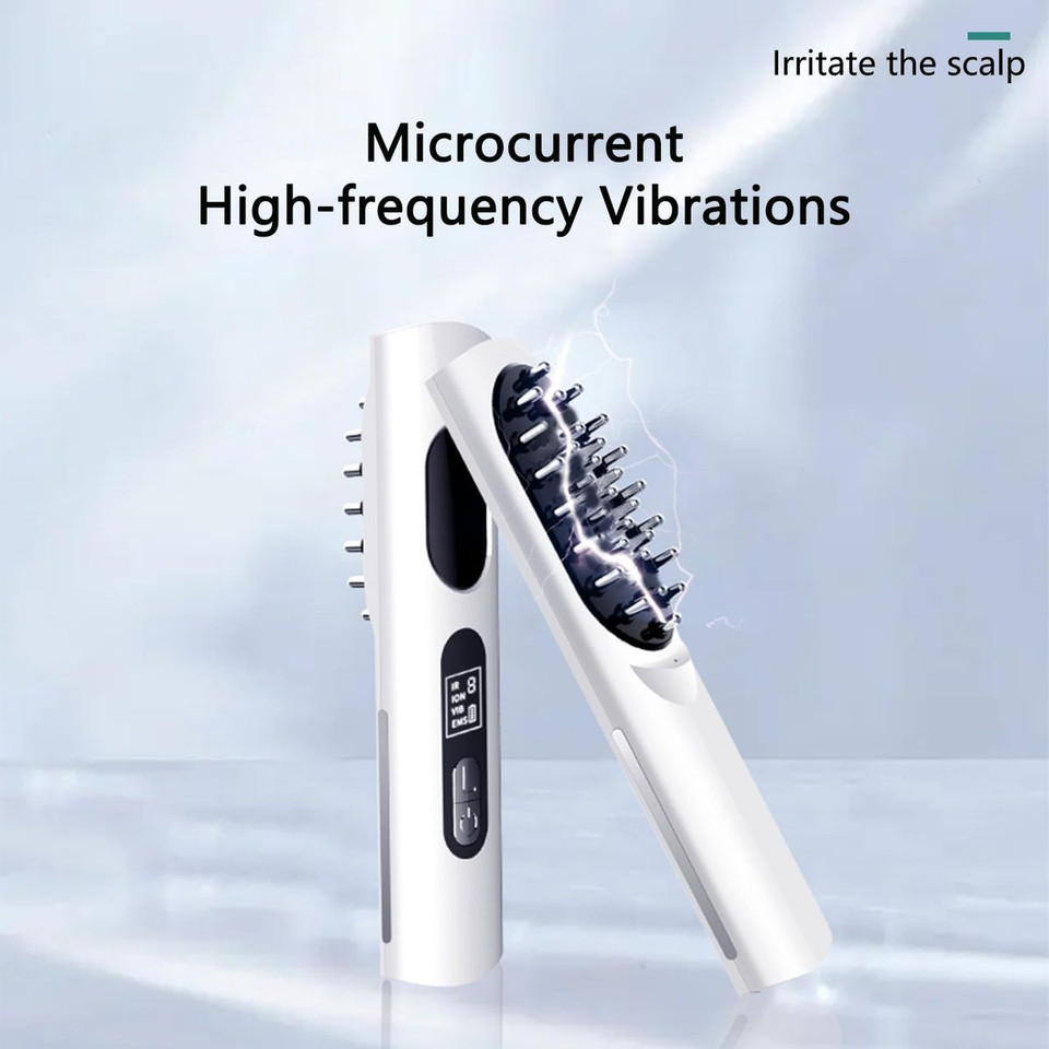 Hair Oil Applicator and Scalp Massager Portable 2 in 1 Oil Dispenser Brush for Hair Growth product image