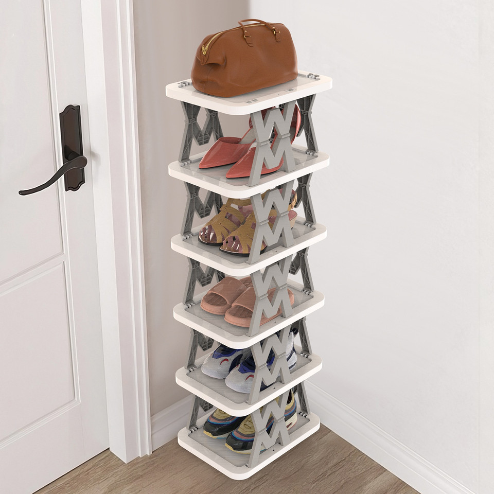 NewHome™ 6-Tier Narrow Shoe Rack product image
