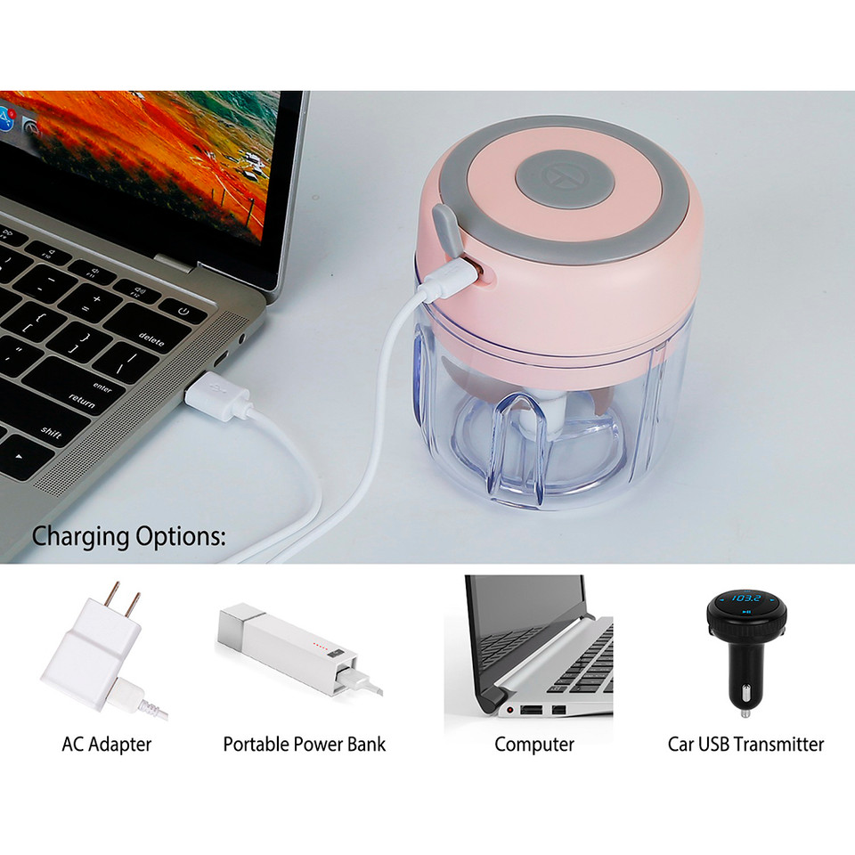 Mini Rechargeable Garlic and Veggie Chopper product image