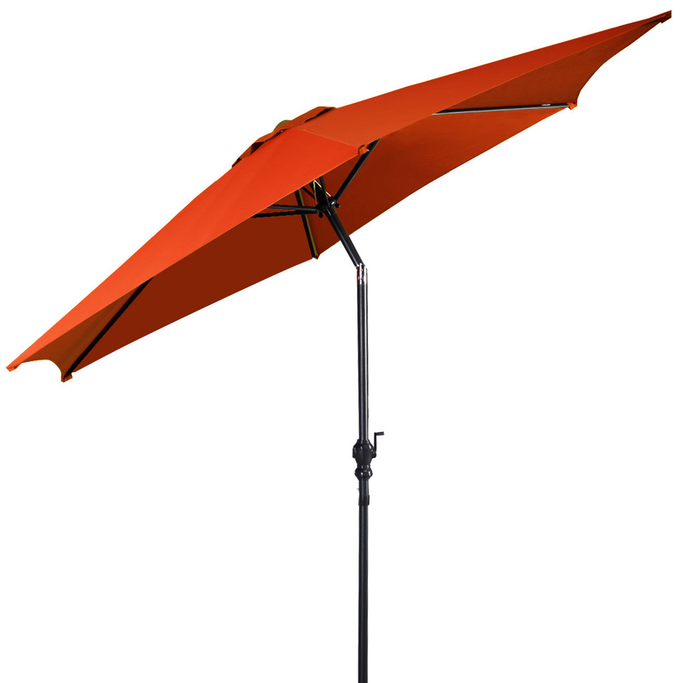 Goplus 9ft  Market Steel Outdoor Patio Umbrella product image