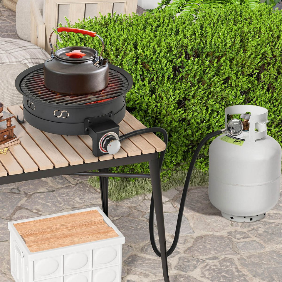 17-Inch Portable Gas Fire Pit with Folding Legs product image