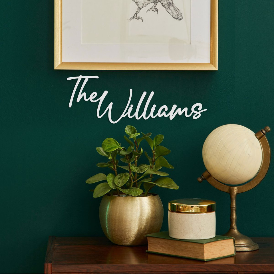Personalized Signature Family Name Sign product image
